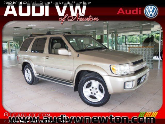 2002 Infiniti QX4 4x4 in Golden Sand Metallic