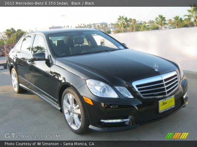 2013 Mercedes-Benz E 350 Sedan in Black