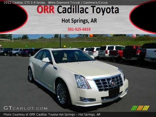 2012 Cadillac CTS 3.6 Sedan in White Diamond Tricoat