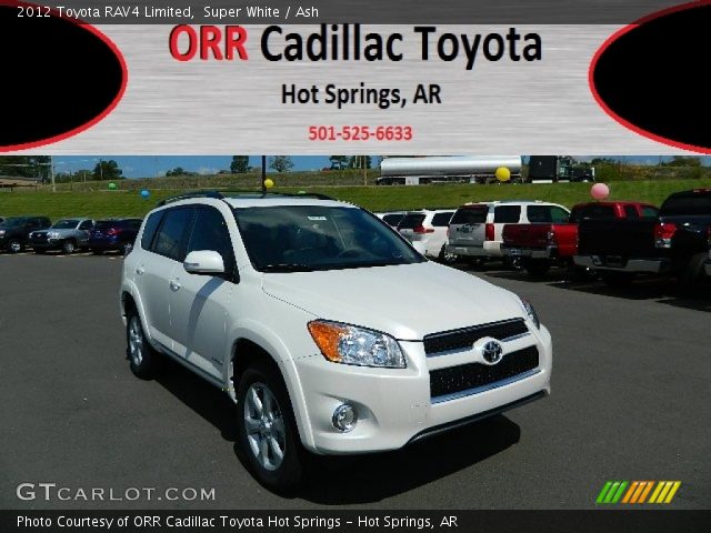 2012 Toyota RAV4 Limited in Super White