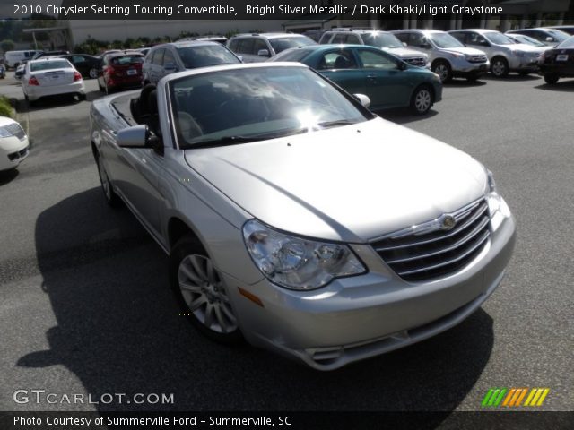 2010 Chrysler Sebring Touring Convertible in Bright Silver Metallic