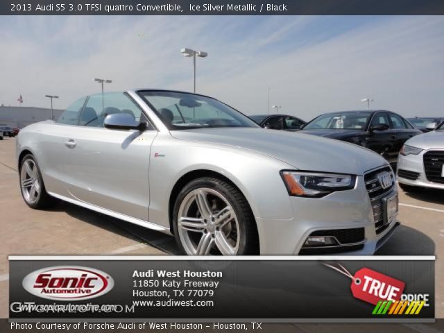2013 Audi S5 3.0 TFSI quattro Convertible in Ice Silver Metallic