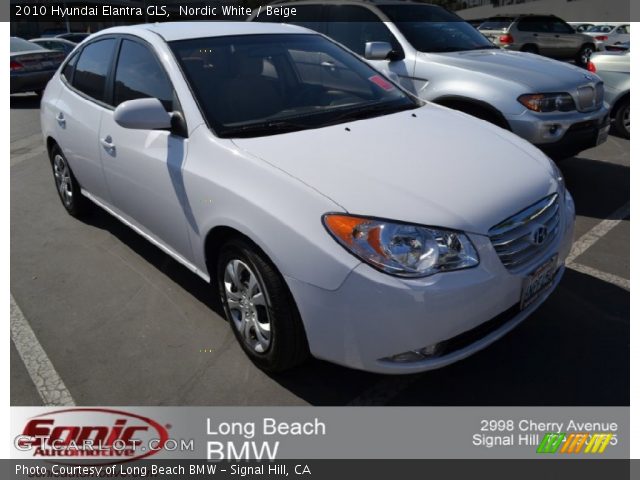 2010 Hyundai Elantra GLS in Nordic White