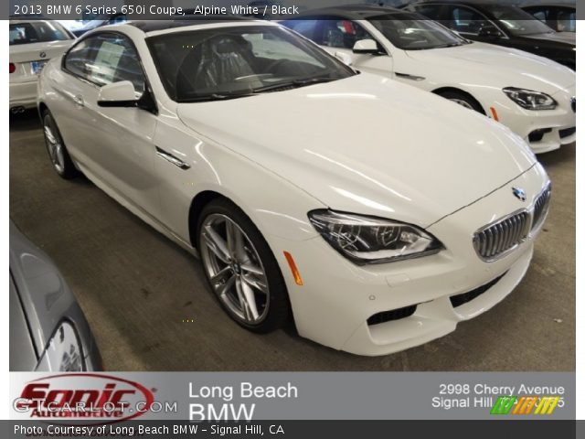 2013 BMW 6 Series 650i Coupe in Alpine White
