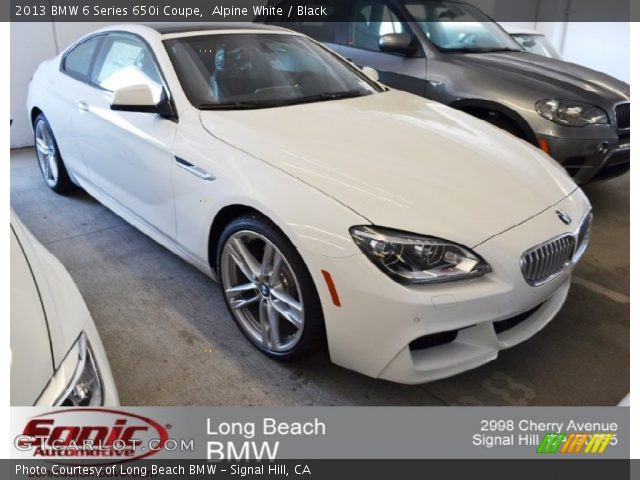 2013 BMW 6 Series 650i Coupe in Alpine White