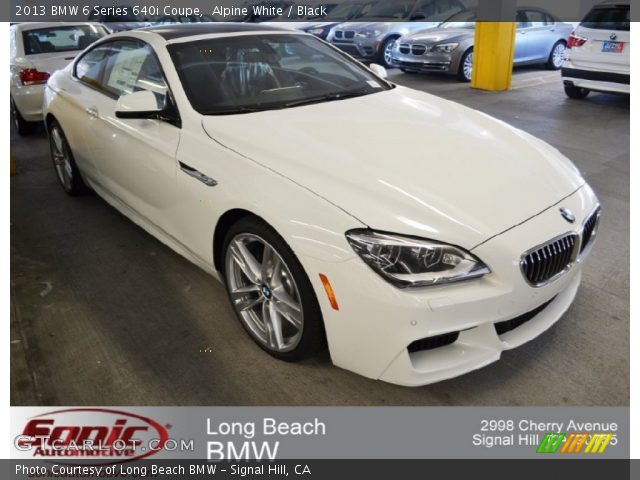 2013 BMW 6 Series 640i Coupe in Alpine White