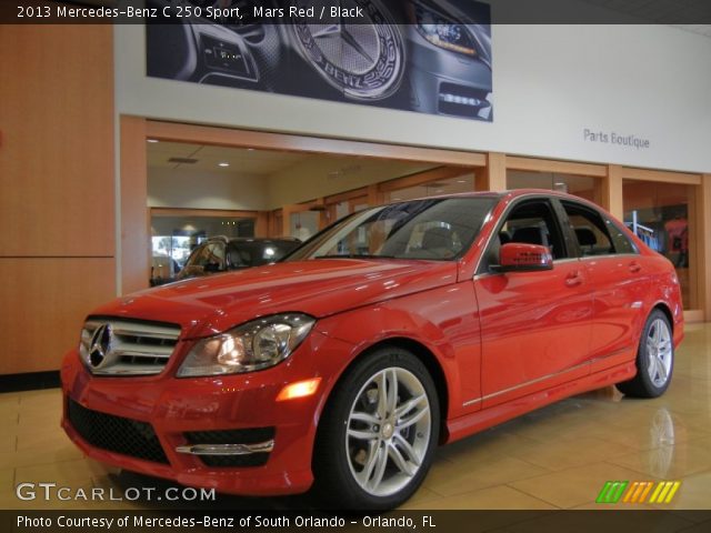 2013 Mercedes-Benz C 250 Sport in Mars Red