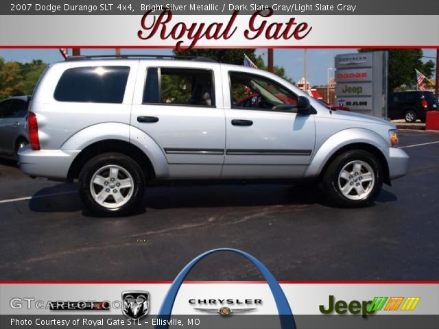 2007 Dodge Durango SLT 4x4 in Bright Silver Metallic