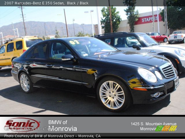 2007 Mercedes-Benz E 350 Sedan in Black