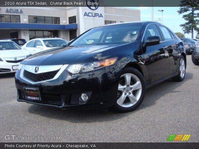 2010 Acura TSX Sedan in Crystal Black Pearl