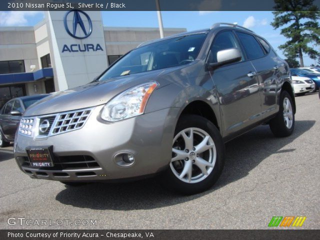 2010 Nissan Rogue SL in Silver Ice