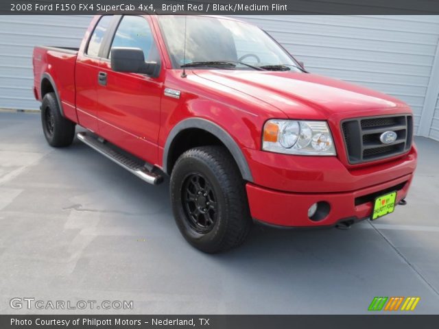 2008 Ford F150 FX4 SuperCab 4x4 in Bright Red