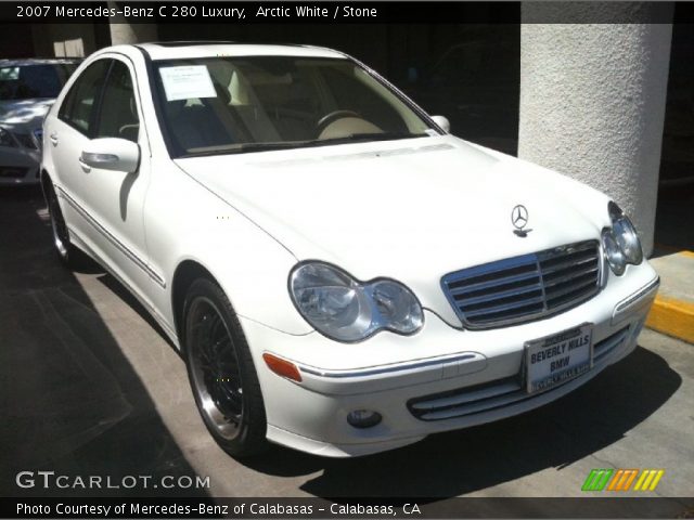 2007 Mercedes-Benz C 280 Luxury in Arctic White