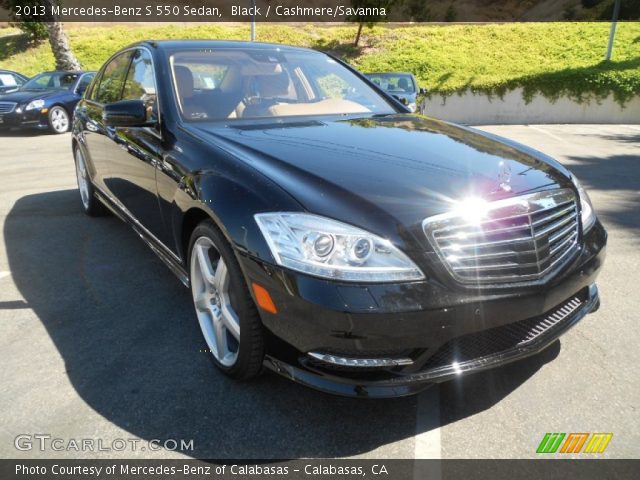 2013 Mercedes-Benz S 550 Sedan in Black