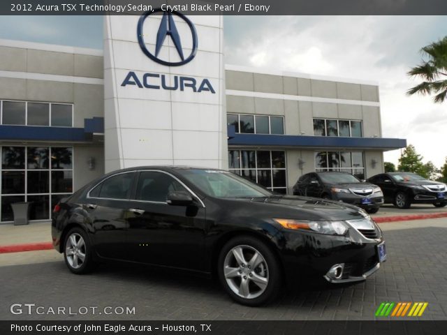 2012 Acura TSX Technology Sedan in Crystal Black Pearl