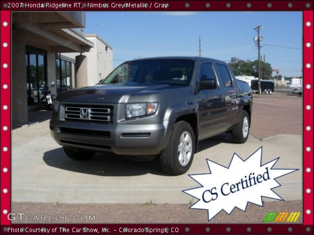 2007 Honda Ridgeline RT in Nimbus Grey Metallic