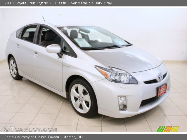 2010 Toyota Prius Hybrid V in Classic Silver Metallic