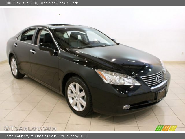 2009 Lexus ES 350 in Obsidian Black