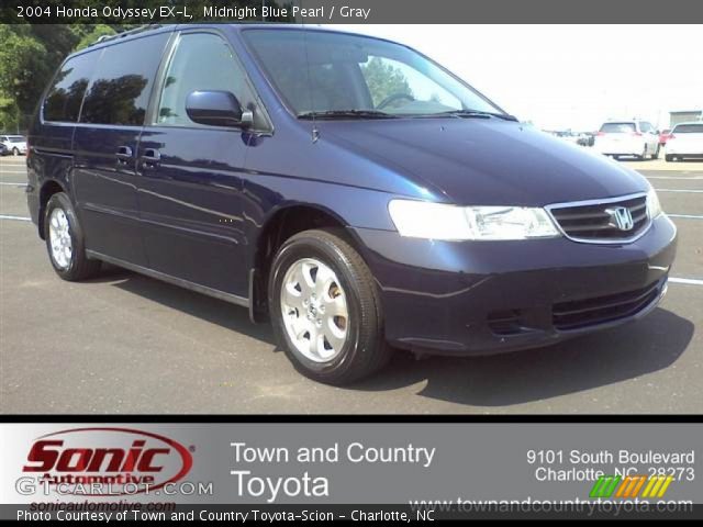 2004 Honda Odyssey EX-L in Midnight Blue Pearl
