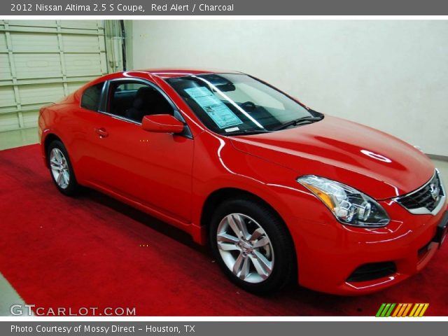 2012 Nissan Altima 2.5 S Coupe in Red Alert