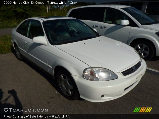 2000 Honda Civic EX Coupe in Taffeta White