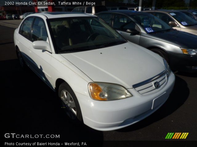 2002 Honda Civic EX Sedan in Taffeta White