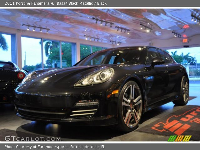 2011 Porsche Panamera 4 in Basalt Black Metallic