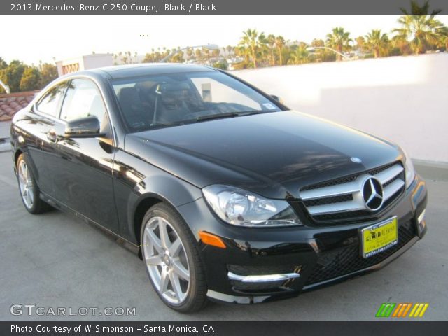 2013 Mercedes-Benz C 250 Coupe in Black
