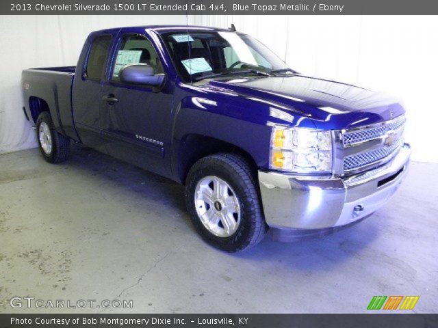 2013 Chevrolet Silverado 1500 LT Extended Cab 4x4 in Blue Topaz Metallic