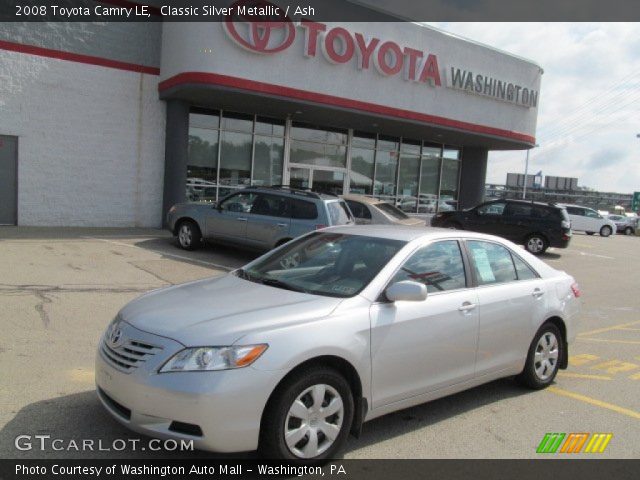 2008 Toyota Camry LE in Classic Silver Metallic