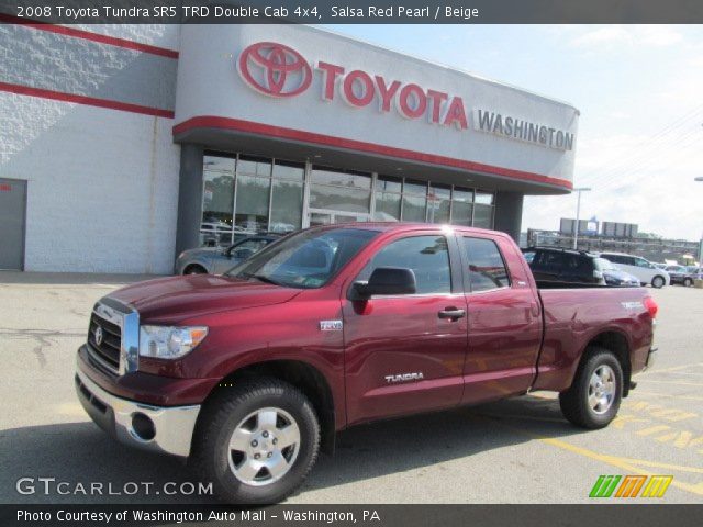 2008 Toyota Tundra SR5 TRD Double Cab 4x4 in Salsa Red Pearl