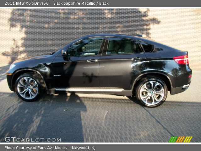 2011 BMW X6 xDrive50i in Black Sapphire Metallic