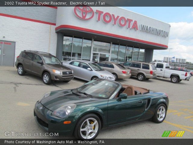 2002 Toyota MR2 Spyder Roadster in Electric Green