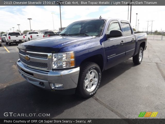 2013 Chevrolet Silverado 1500 LT Crew Cab 4x4 in Blue Topaz Metallic