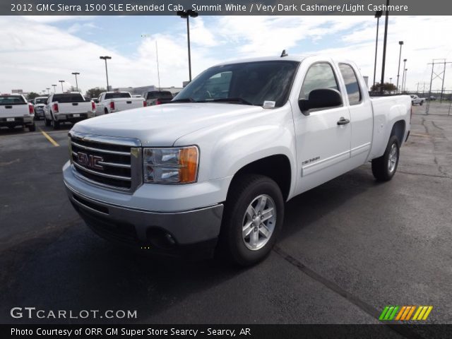 2012 GMC Sierra 1500 SLE Extended Cab in Summit White