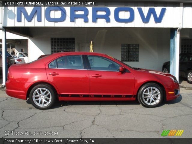 2010 Ford Fusion SEL in Sangria Red Metallic