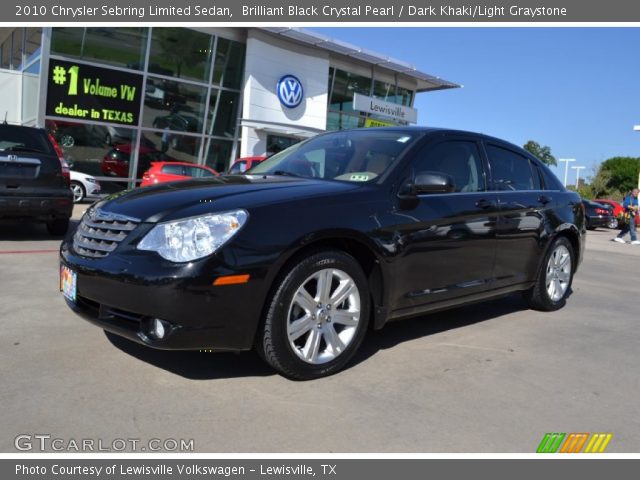 2010 Chrysler Sebring Limited Sedan in Brilliant Black Crystal Pearl