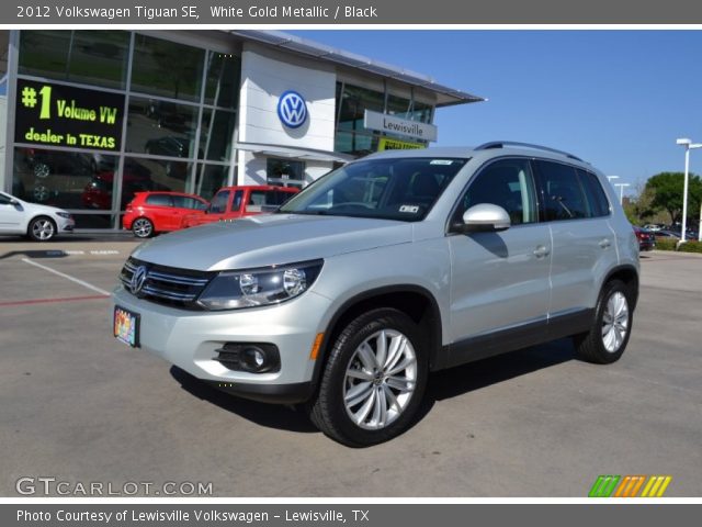 2012 Volkswagen Tiguan SE in White Gold Metallic