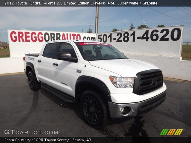 2012 Toyota Tundra T-Force 2.0 Limited Edition CrewMax 4x4 in Super White