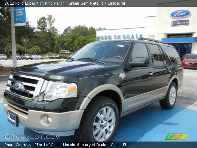 2012 Ford Expedition King Ranch in Green Gem Metallic