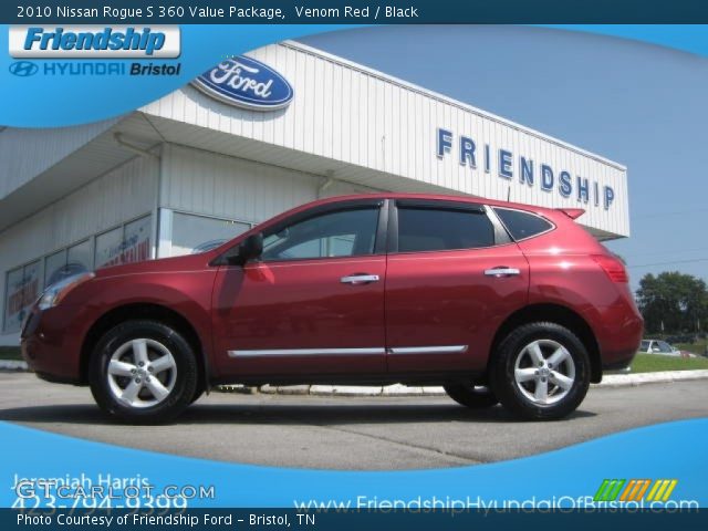 2010 Nissan Rogue S 360 Value Package in Venom Red