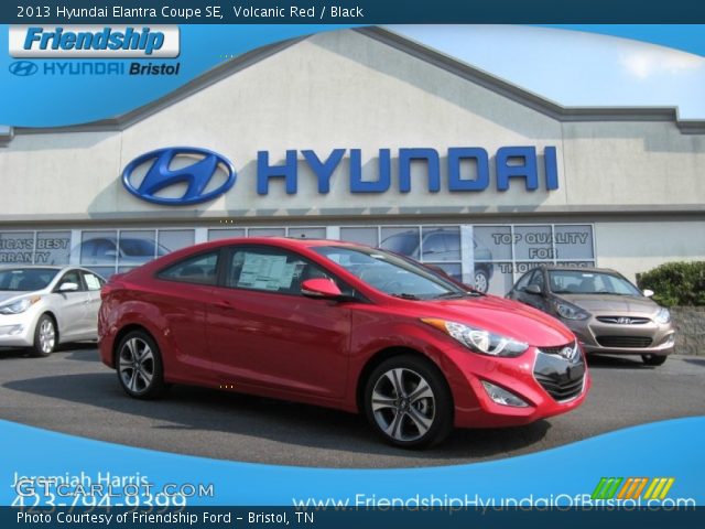 2013 Hyundai Elantra Coupe SE in Volcanic Red