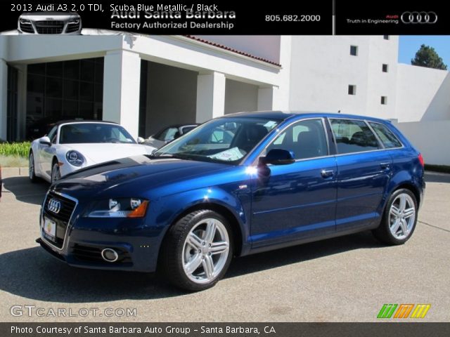 2013 Audi A3 2.0 TDI in Scuba Blue Metallic