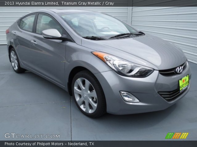 2013 Hyundai Elantra Limited in Titanium Gray Metallic