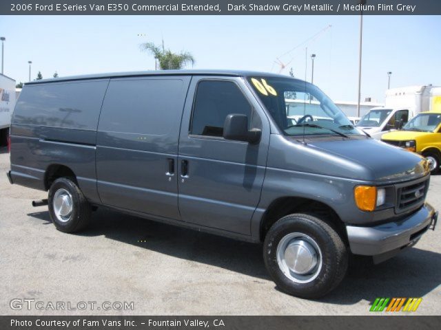 2006 Ford E Series Van E350 Commercial Extended in Dark Shadow Grey Metallic