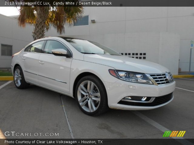 2013 Volkswagen CC Lux in Candy White