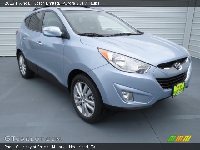 2013 Hyundai Tucson Limited in Aurora Blue