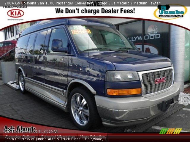 2004 GMC Savana Van 1500 Passenger Conversion in Indigo Blue Metallic