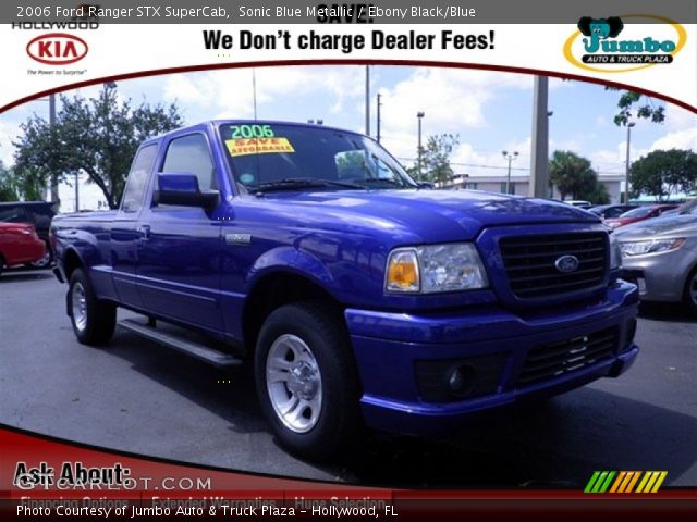 2006 Ford Ranger STX SuperCab in Sonic Blue Metallic