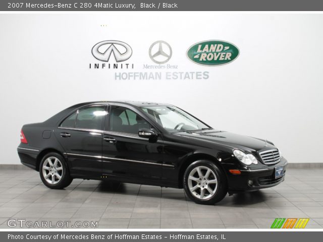 2007 Mercedes-Benz C 280 4Matic Luxury in Black